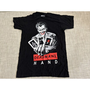 DC Comics The Joker Deadman's Hand Batman Short Sleeve T-Shirt Size Small